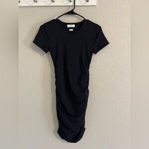 Babaton Black Midi Dress